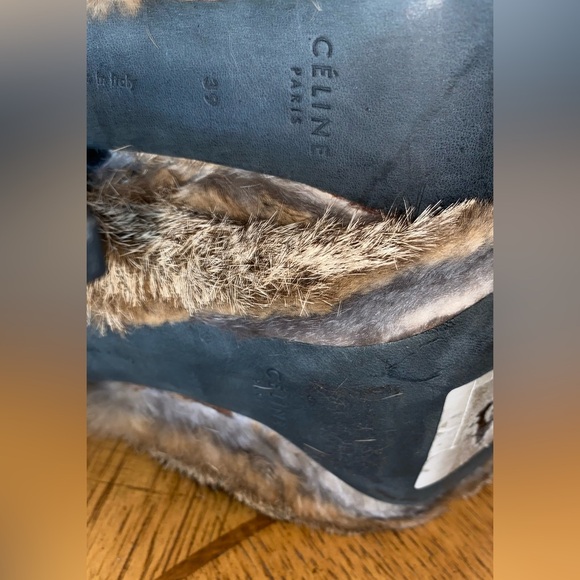 Celine Rabbit Fur Boots - Picture 7 of 10
